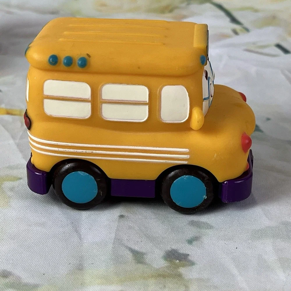Mini Wheels Pull-Back Vehicles Bus Police Car Safety Just Be You Lot My B Toys